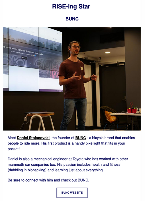 Featured in the RMIT Activator Newsletter!